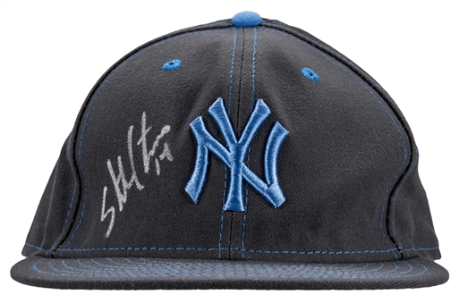 2016 Starlin Castro Game Used & Signed New York Yankees Fathers Day Cap Used on 6/19/16 (MLB Authenticated, Yankees-Steiner, JSA)